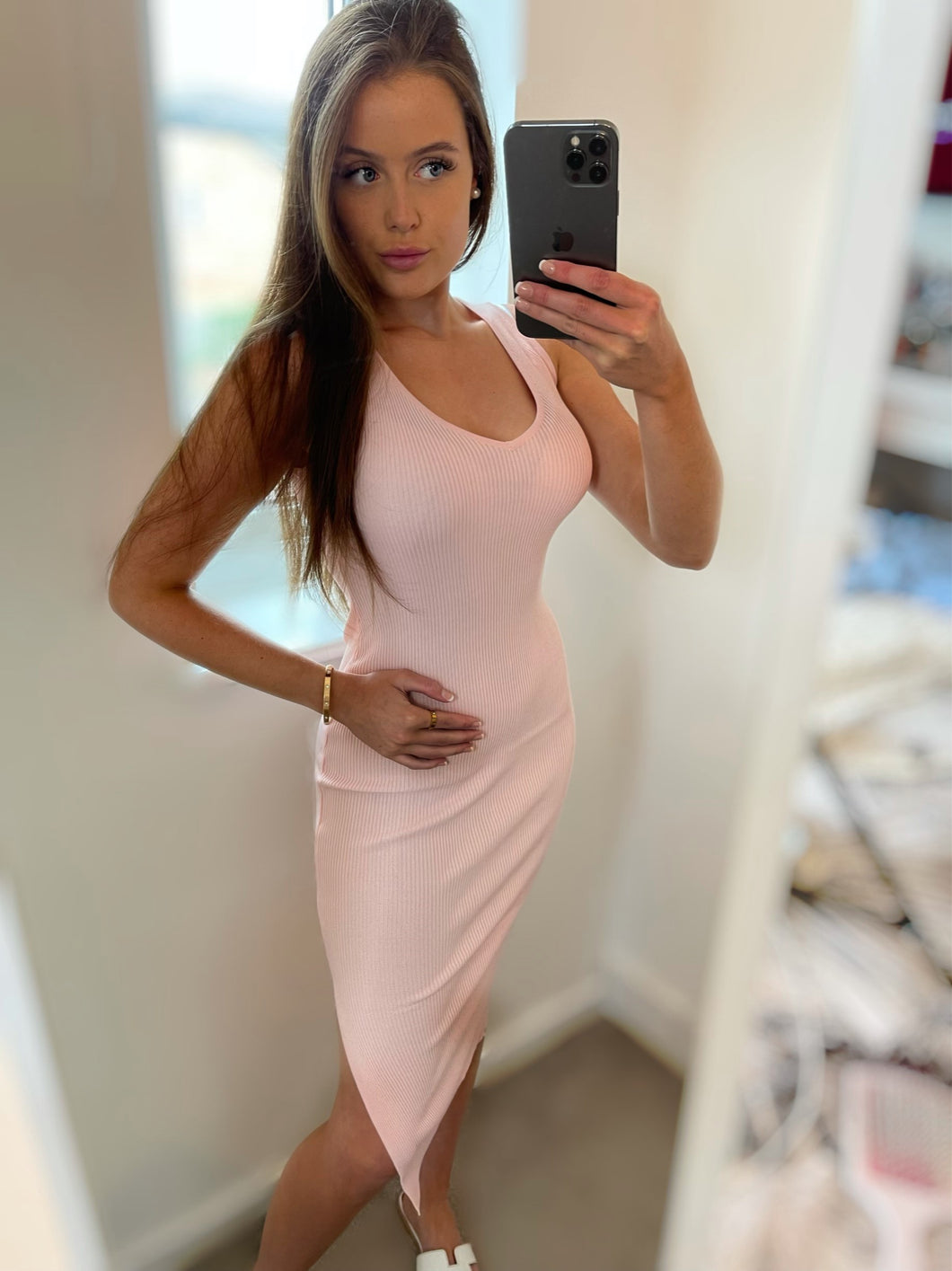 Savannah Ribbed Bodycon Dress